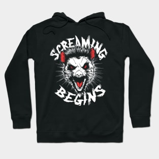 Screaming Begins - Possum 90s Inspired Hoodie